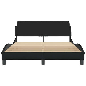Σκελετός Κρεβατιού Dover Μαύρο 140x200 εκ.Υφασμάτινο