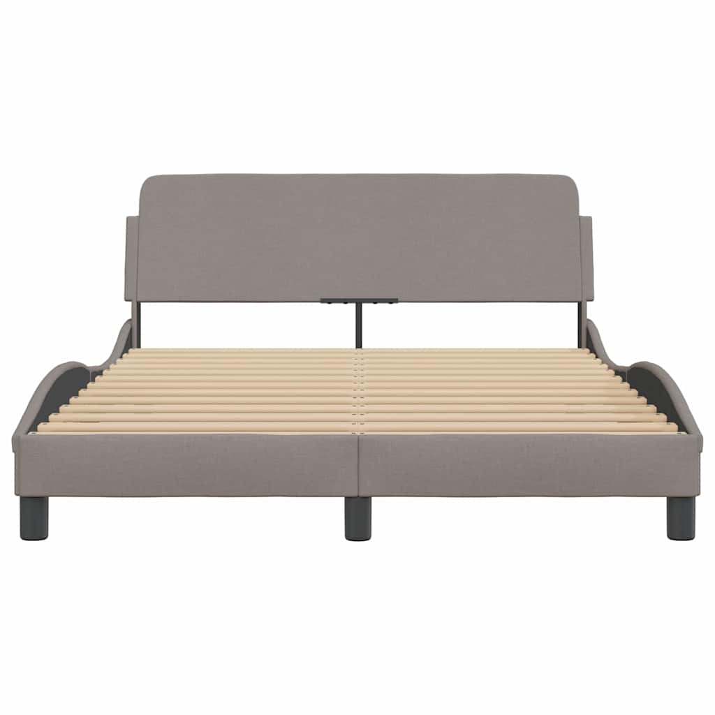 Σκελετός Κρεβατιού Dover Taupe 140x200 εκ. Υφασμάτινο