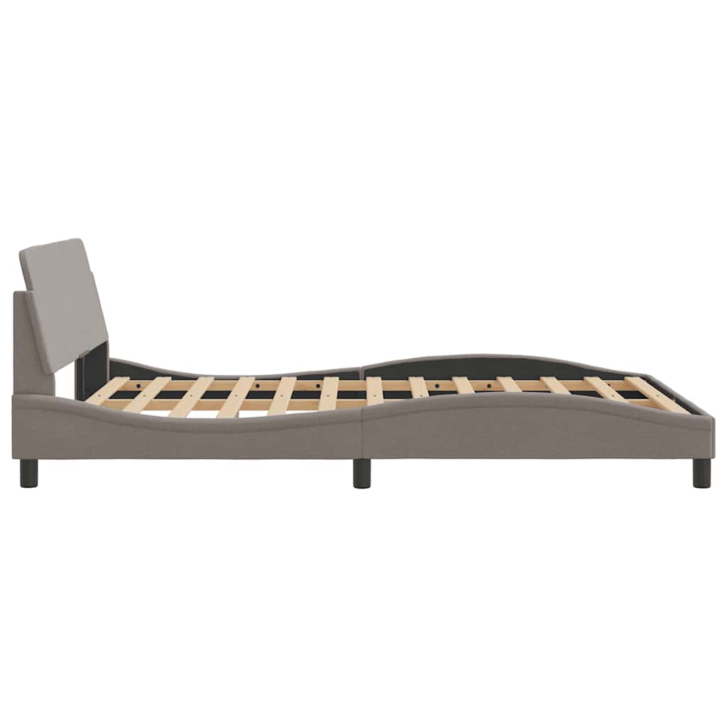 Σκελετός Κρεβατιού Dover Taupe 140x200 εκ. Υφασμάτινο