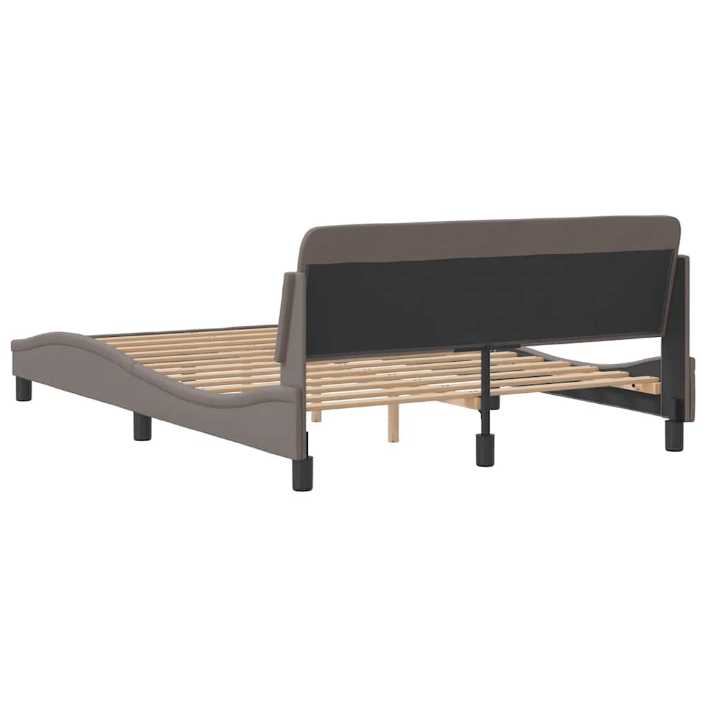 Σκελετός Κρεβατιού Dover Taupe 140x200 εκ. Υφασμάτινο