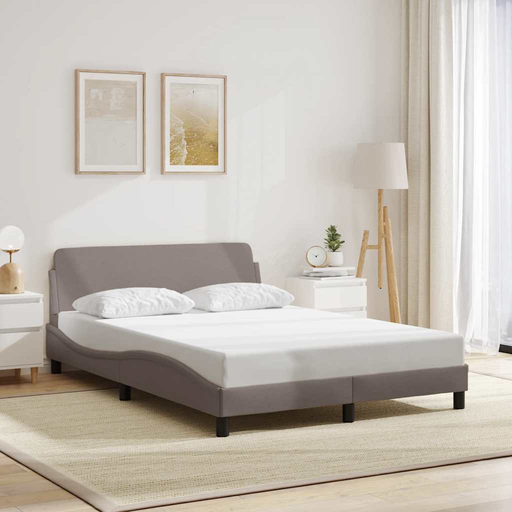 Σκελετός Κρεβατιού Dover Taupe 140x200 εκ. Υφασμάτινο