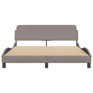 Σκελετός Κρεβατιού Dover Taupe 160x200 εκ. Υφασμάτινο