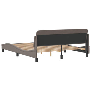 Σκελετός Κρεβατιού Dover Taupe 160x200 εκ. Υφασμάτινο