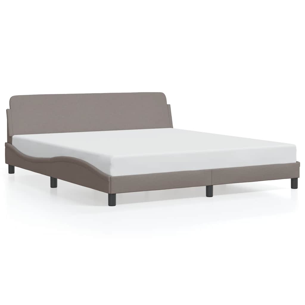 Σκελετός Κρεβατιού Dover Taupe 180x200 εκ. Υφασμάτινο