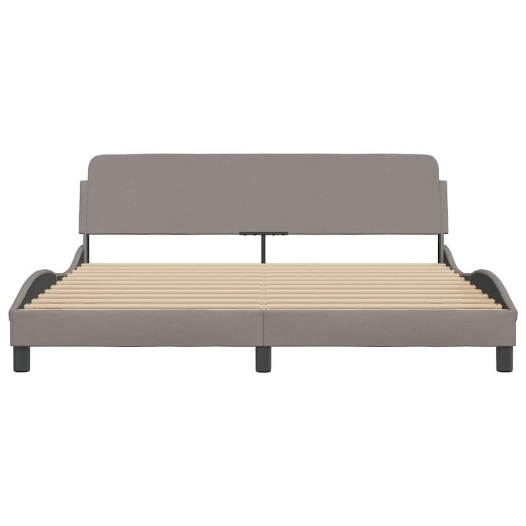 Σκελετός Κρεβατιού Dover Taupe 180x200 εκ. Υφασμάτινο