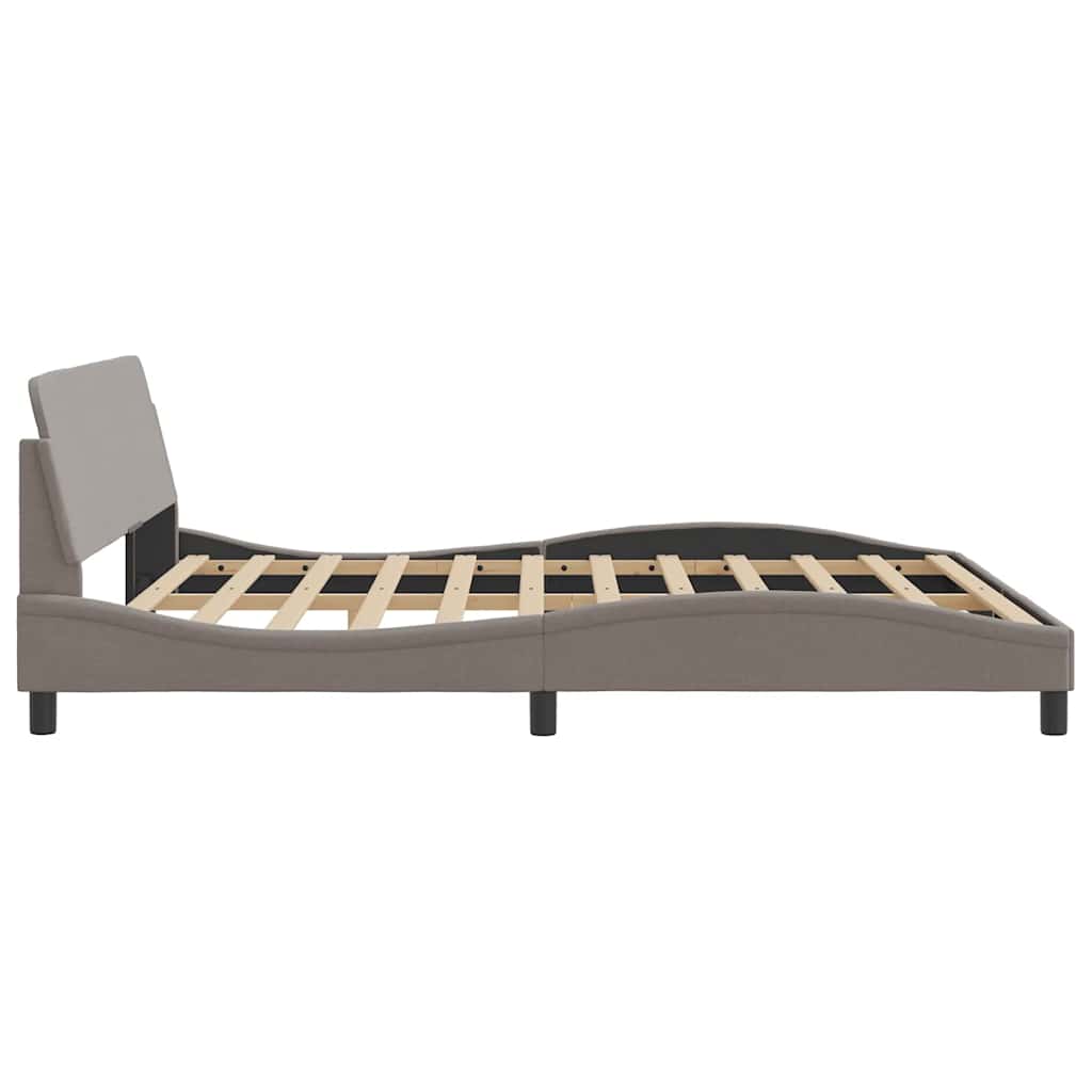 Σκελετός Κρεβατιού Dover Taupe 180x200 εκ. Υφασμάτινο