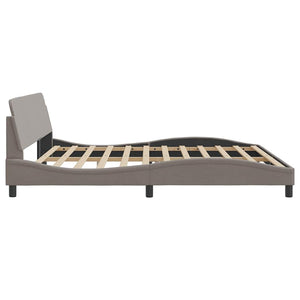 Σκελετός Κρεβατιού Dover Taupe 200x200 εκ.Υφασμάτινο
