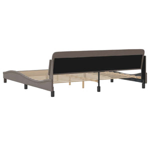 Σκελετός Κρεβατιού Dover Taupe 200x200 εκ.Υφασμάτινο