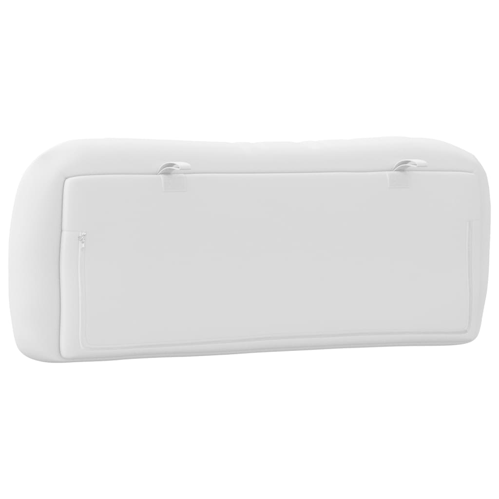 Μαξιλάρι για Κεφαλάρι Hvar Λευκό 100 εκ. από Συνθετικό Δέρμα - Pakobazaar