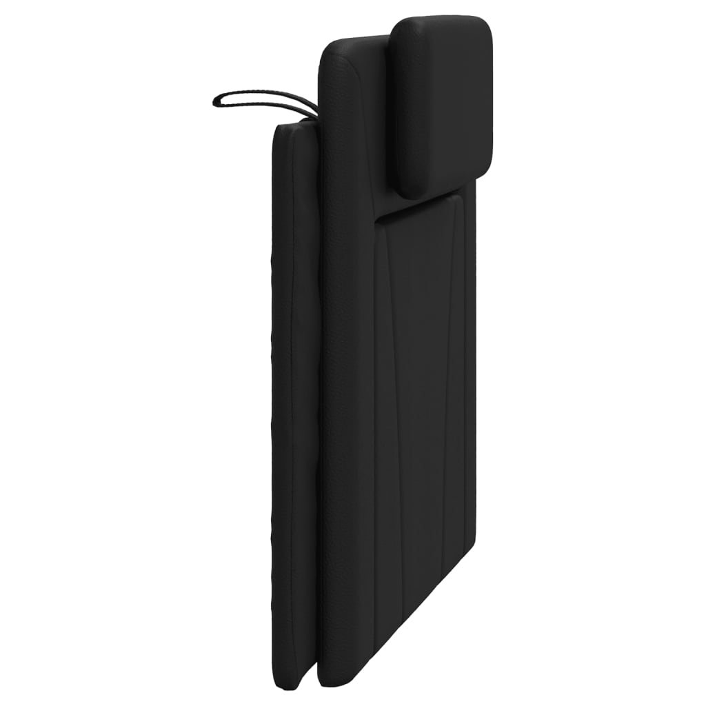 Μαξιλάρι για Κεφαλάρι Viana Μαύρο 100 εκ. από Συνθετικό Δέρμα