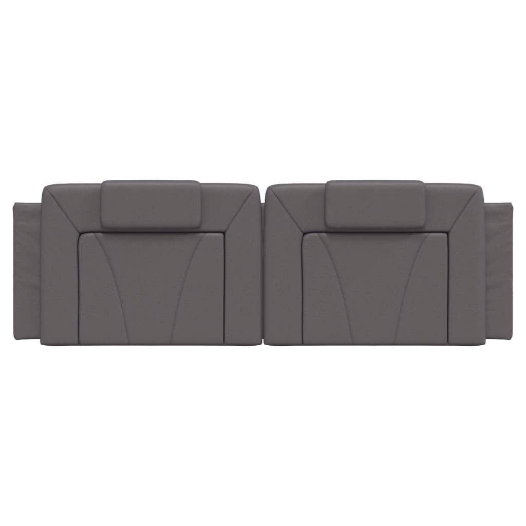 Μαξιλάρι για Κεφαλάρι Viana Γκρι 160 εκ. από Συνθετικό Δέρμα