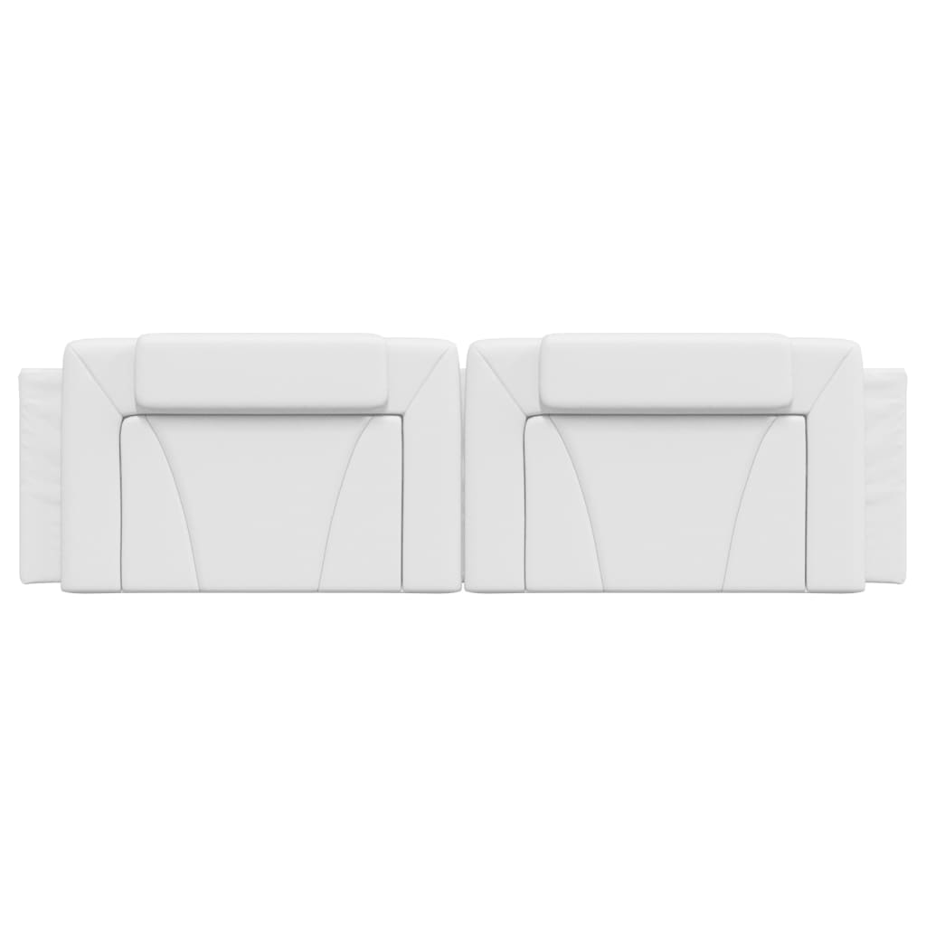 Μαξιλάρι για Κεφαλάρι Viana Λευκό 180 εκ. από Συνθετικό Δέρμα