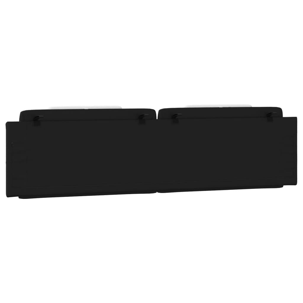 Μαξιλάρι για Κεφαλάρι Viana Μαύρο λευκό 200εκ. από Συνθετικό Δέρμα