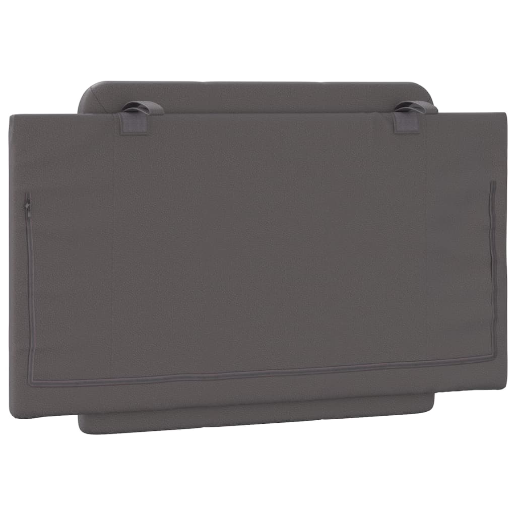 Μαξιλάρι για Κεφαλάρι Zadar Γκρι 90 εκ. από Συνθετικό Δέρμα