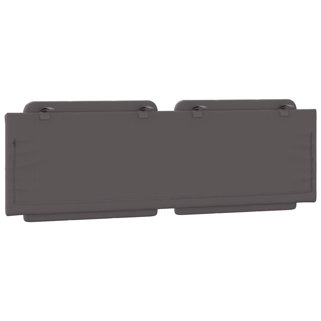 Μαξιλάρι για Κεφαλάρι Zadar Γκρι 160 εκ. από Συνθετικό Δέρμα