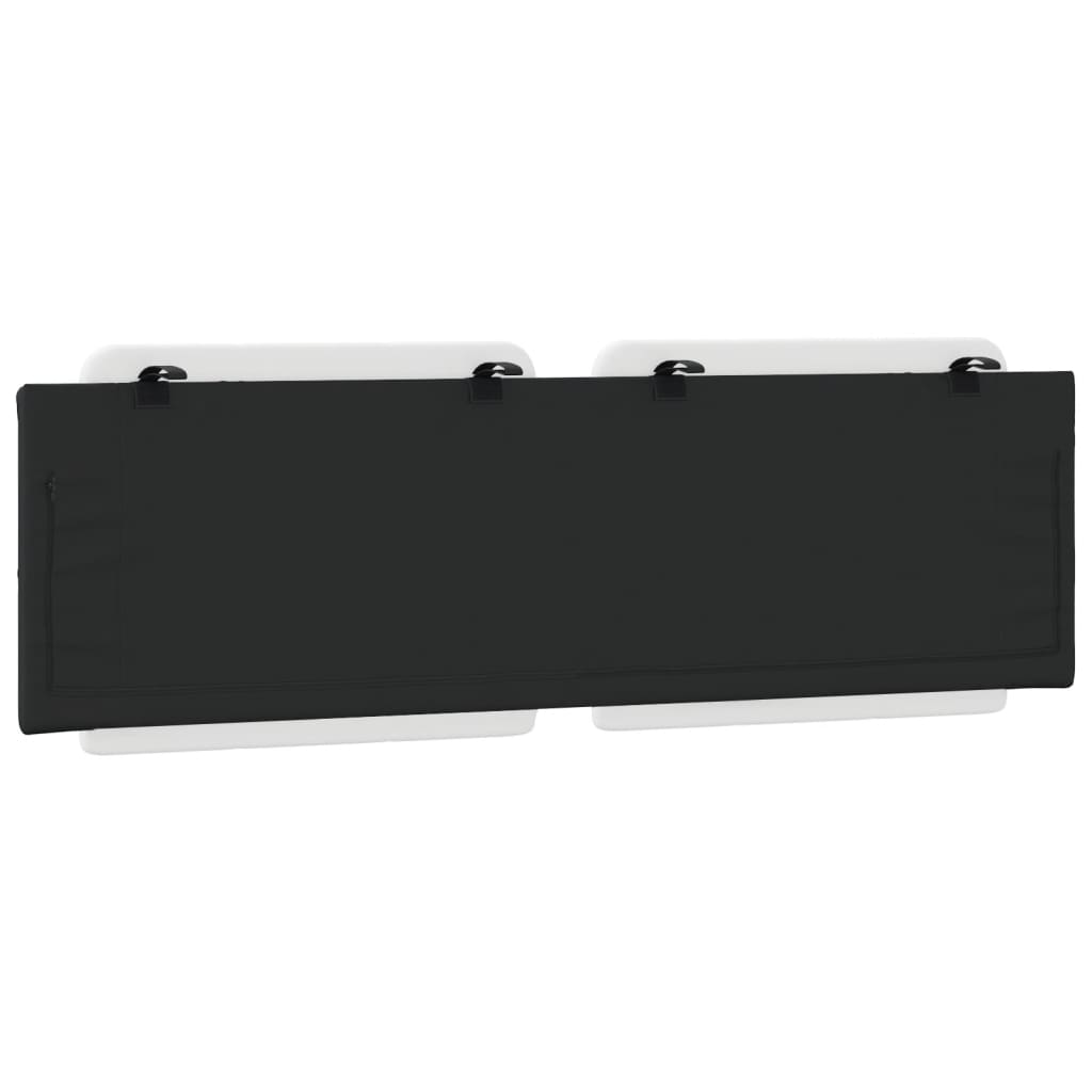 Μαξιλάρι για Κεφαλάρι Zadar Λευκό και μαύρο 160εκ.από Συνθετικό Δέρμα - Pakobazaar