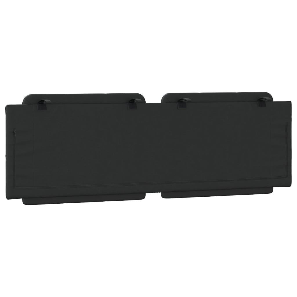 Μαξιλάρι για Κεφαλάρι Zadar Μαύρο 152 εκ. από Συνθετικό Δέρμα - Pakobazaar