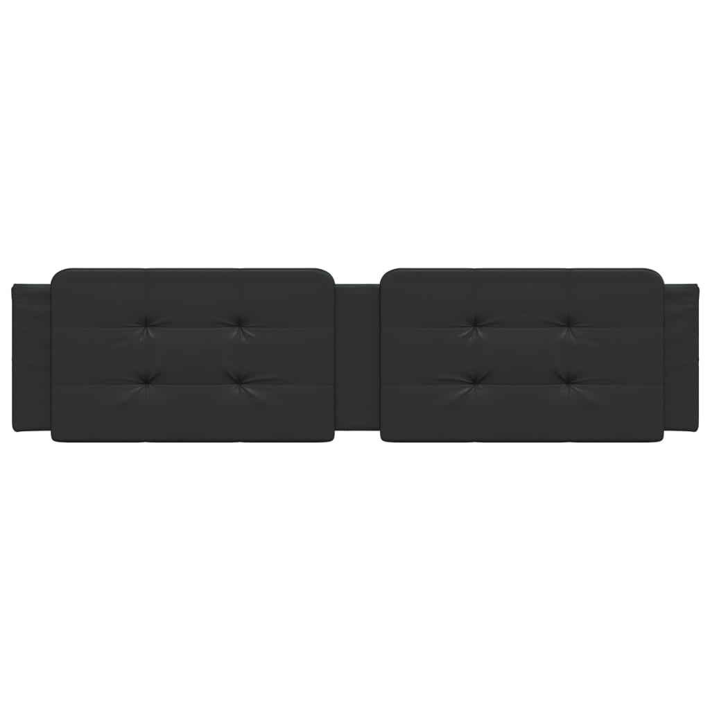 Μαξιλάρι για Κεφαλάρι Zadar Μαύρο 193 εκ. από Συνθετικό Δέρμα