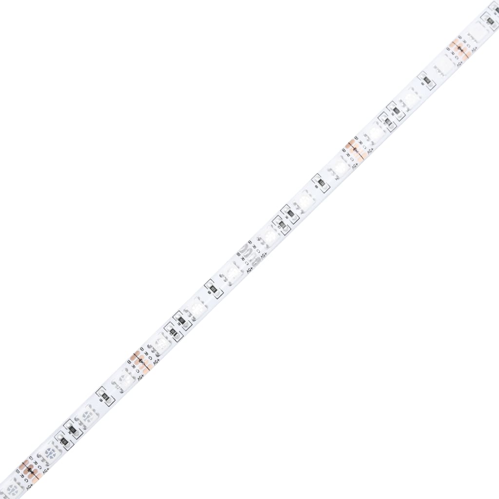 Πλαίσιο Κρεβατιού με LED Μαύρο 120 x 200 εκ. Επεξ. Ξύλο