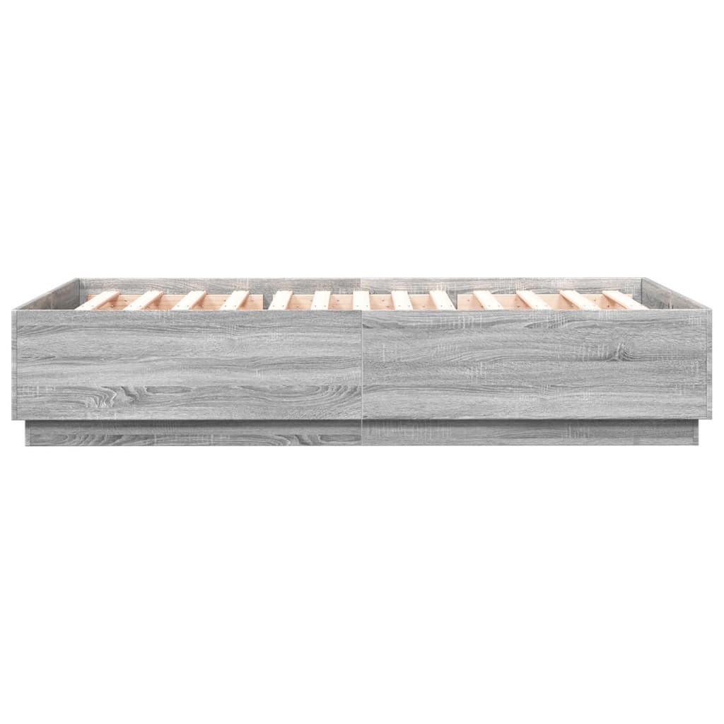Πλαίσιο Κρεβατιού Γκρι Sonoma 120x200 εκ. Επεξεργασμένο Ξύλο