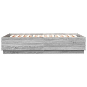 Πλαίσιο Κρεβατιού Γκρι Sonoma 120x200 εκ. Επεξεργασμένο Ξύλο