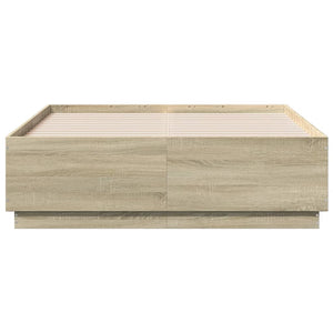 Πλαίσιο Κρεβατιού Sonoma Δρυς 140x190 εκ. Επεξεργασμένο Ξύλο