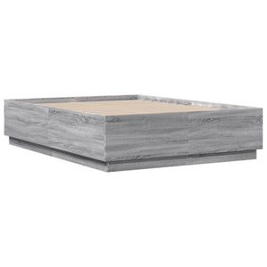 Πλαίσιο Κρεβατιού Γκρι Sonoma 135x190 εκ. Επεξεργασμένο Ξύλο