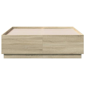 Πλαίσιο Κρεβατιού Sonoma Δρυς 120x190 εκ. Επεξεργασμένο Ξύλο