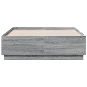 Πλαίσιο Κρεβατιού Γκρι Sonoma 120 x 190 εκ. Επεξεργασμένο Ξύλο
