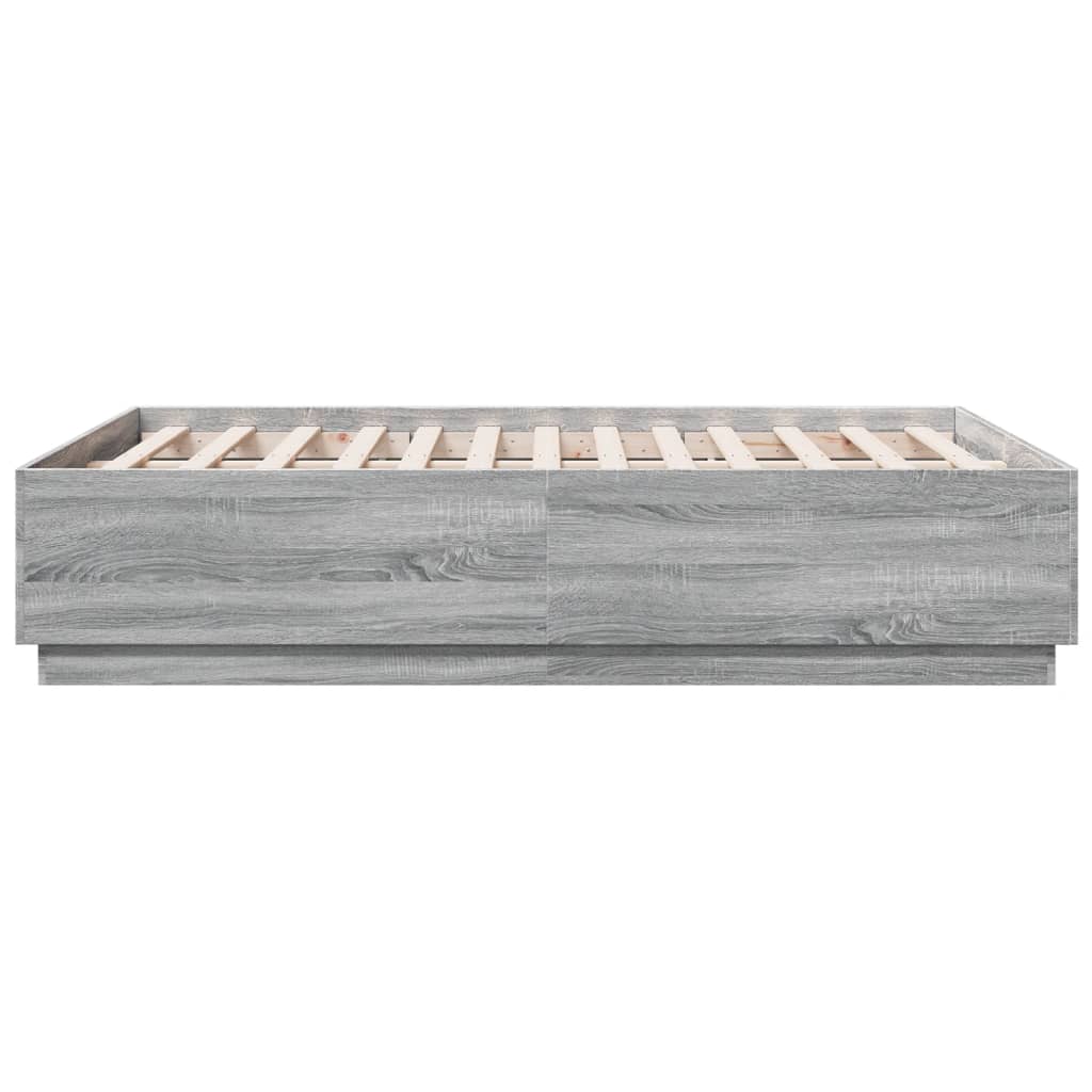 Πλαίσιο Κρεβατιού Γκρι Sonoma 120 x 190 εκ. Επεξεργασμένο Ξύλο