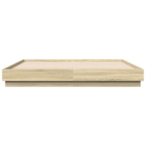 Πλαίσιο Κρεβατιού με LED Sonoma δρυς 180x200 εκ.