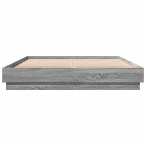 Πλαίσιο Κρεβατιού με LED Γκρι Sonoma 150x200 εκ.