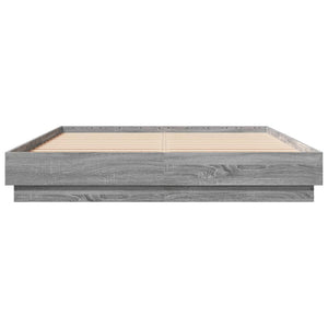 Πλαίσιο Κρεβατιού με LED Γκρι sonoma 120 x 200 εκ.
