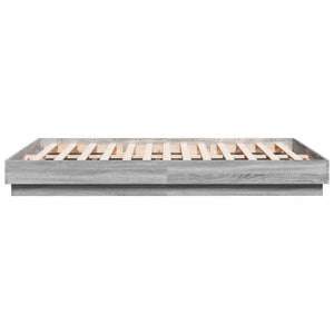 Πλαίσιο Κρεβατιού με LED Γκρι sonoma 120 x 200 εκ.