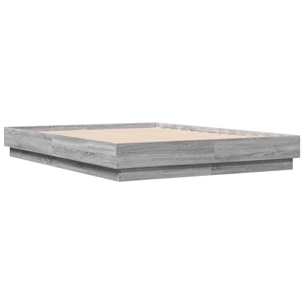 Πλαίσιο Κρεβατιού με LED Γκρι sonoma 120 x 190 εκ.