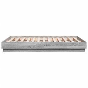 Πλαίσιο Κρεβατιού με LED Γκρι sonoma 120 x 190 εκ.