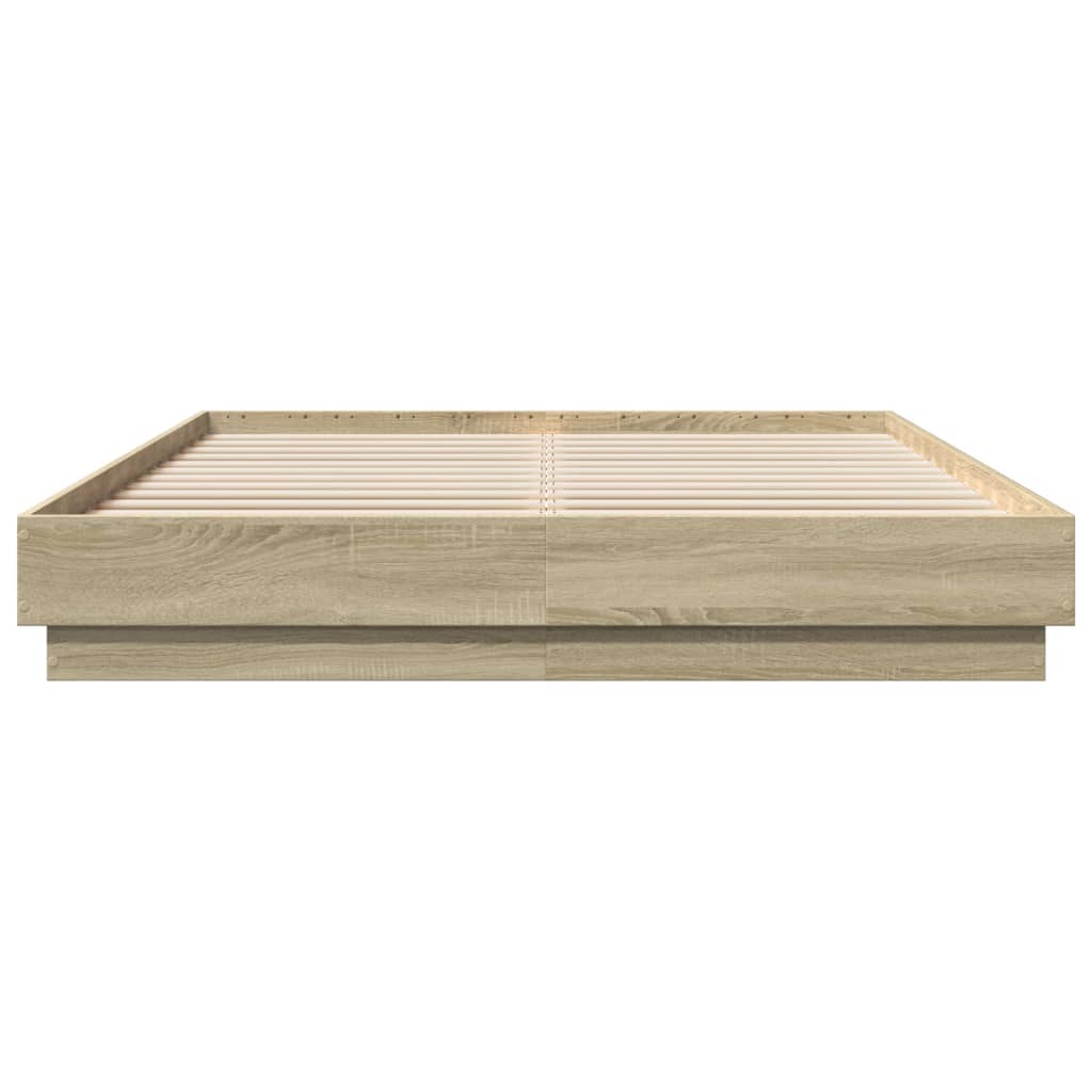 Πλαίσιο Κρεβατιού Sonoma Δρυς 150x200 εκ. Επεξεργασμένο Ξύλο