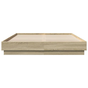 Πλαίσιο Κρεβατιού Sonoma Δρυς 150x200 εκ. Επεξεργασμένο Ξύλο