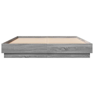 Πλαίσιο Κρεβατιού Γκρι Sonoma 140x200 εκ. Επεξεργασμένο Ξύλο