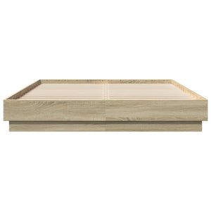 Πλαίσιο Κρεβατιού Sonoma Δρυς 120x200 εκ. Επεξεργασμένο Ξύλο