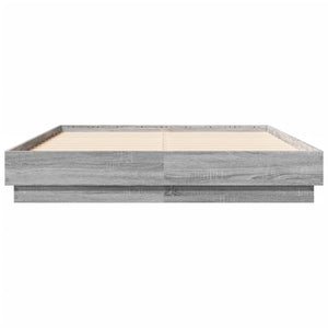 Πλαίσιο Κρεβατιού Γκρι Sonoma 135x190 εκ. Επεξεργασμένο Ξύλο