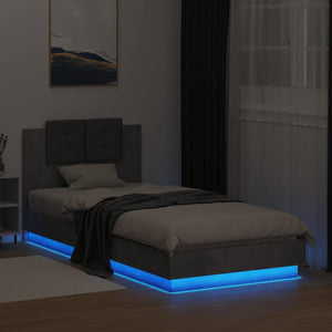 Πλαίσιο Κρεβατιού με Κεφαλάρι και LED 90 x 200 εκ.