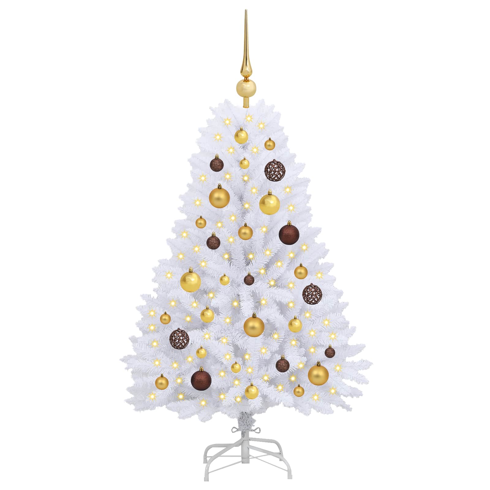 Τεχνητό Χριστουγεννιάτικο Δέντρο Λευκό 68 x 68 x 120 cm