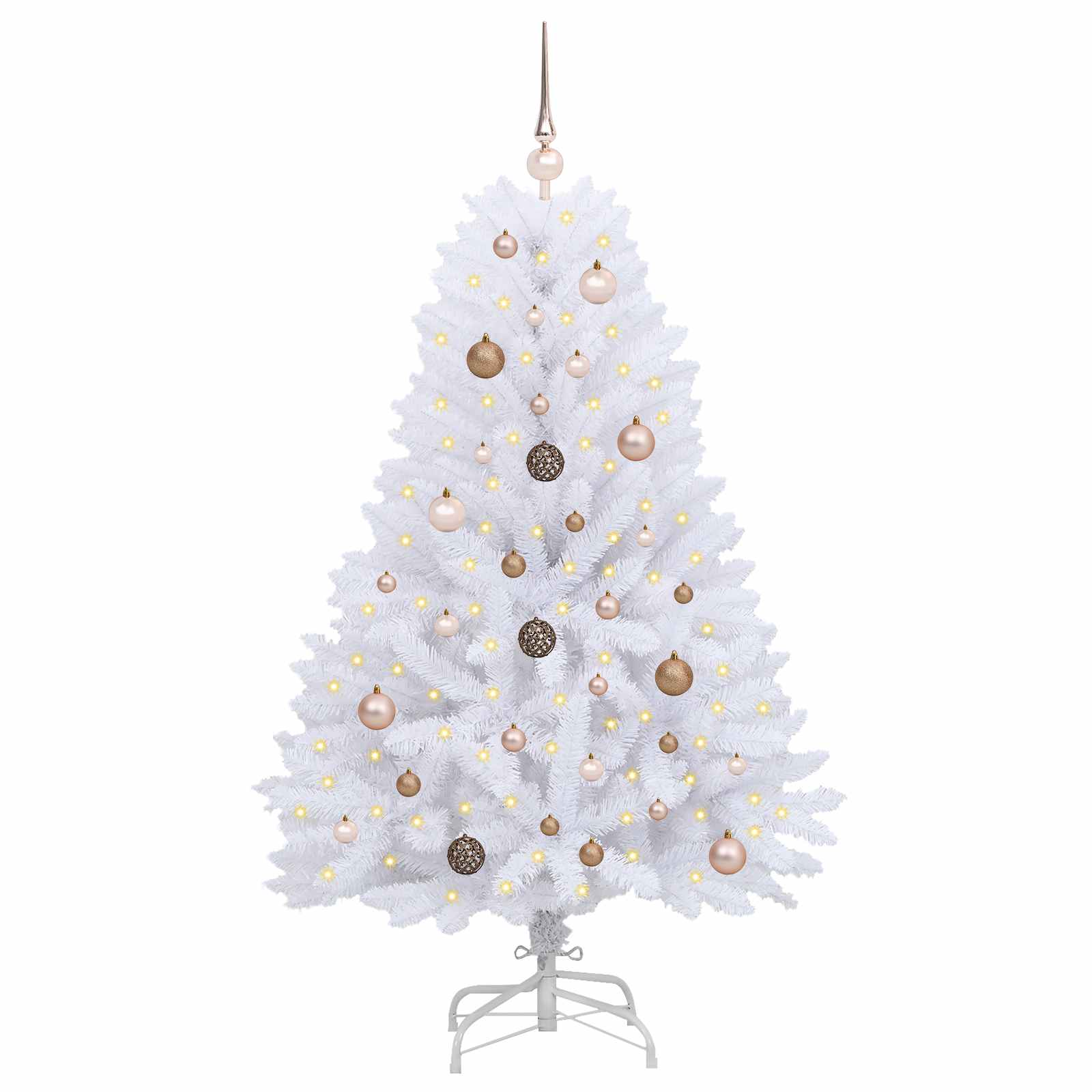 Τεχνητό Χριστουγεννιάτικο Δέντρο Λευκό 80 x 80 x 150 εκ.