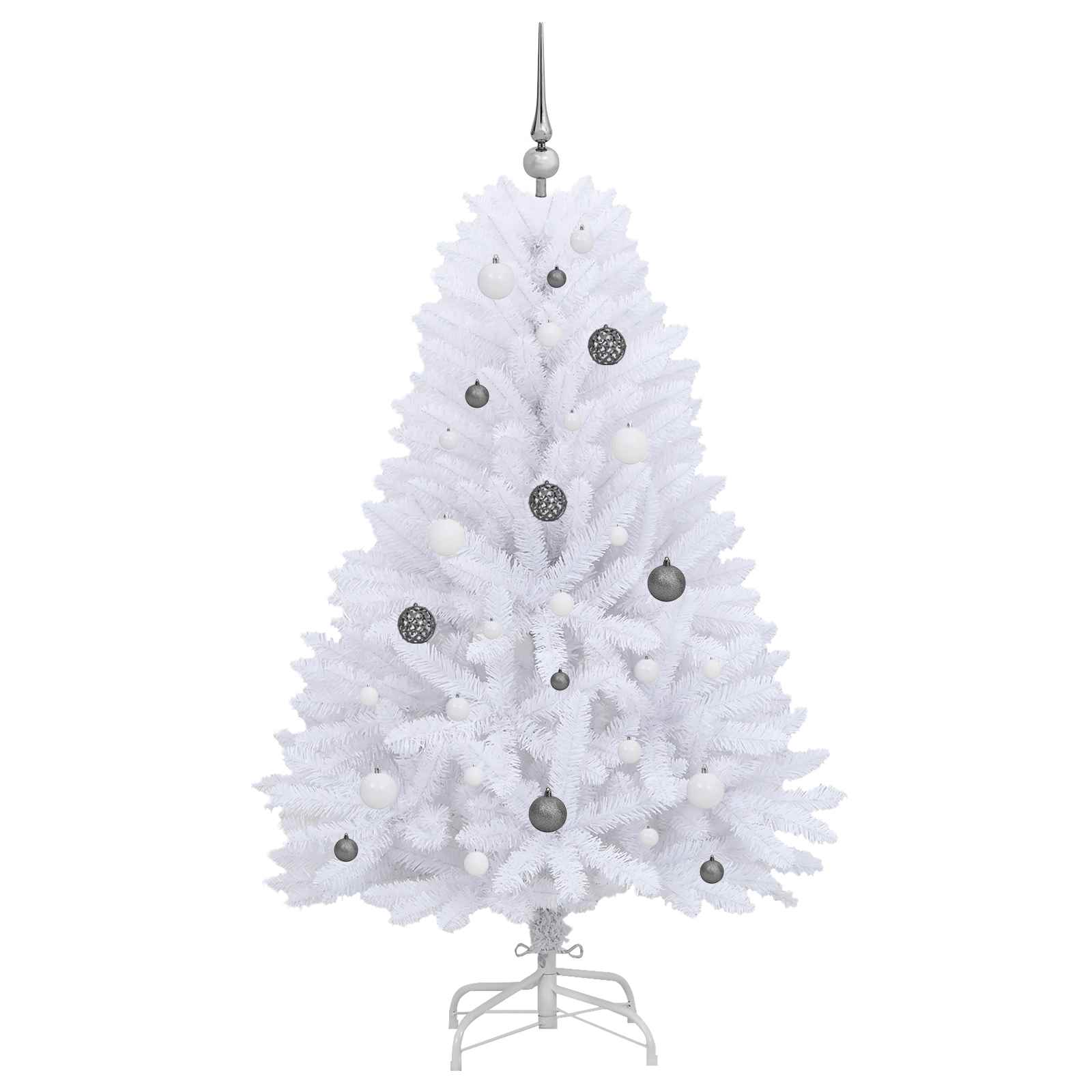 Τεχνητό Χριστουγεννιάτικο Δέντρο Λευκό 80 x 80 x 150 εκ.