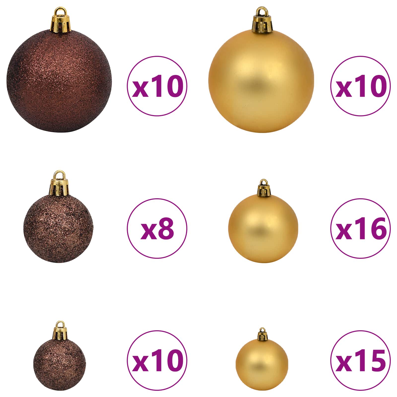 Τεχνητό Χριστουγεννιάτικο Δέντρο Λευκό 90 x 90 x 180 cm