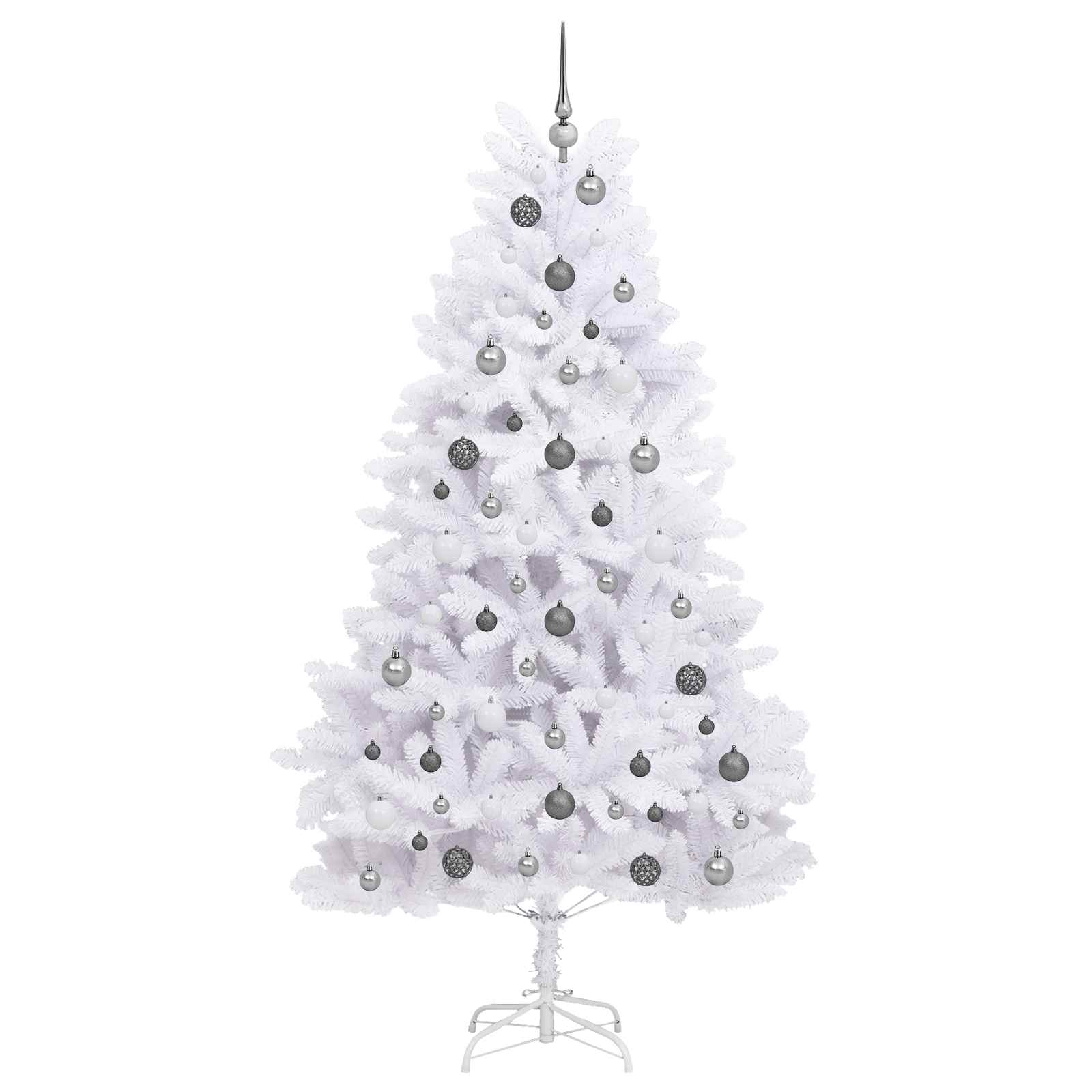 Τεχνητό Χριστουγεννιάτικο Δέντρο Λευκό 106 x 106 x 210 εκ.