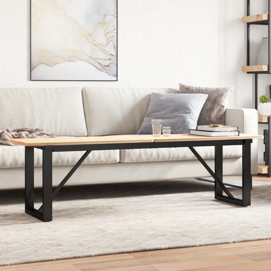 Πόδια Τραπεζιού Σαλονιού σε Σχήμα «Ο» 140x30x43 εκ. Ατσάλι
