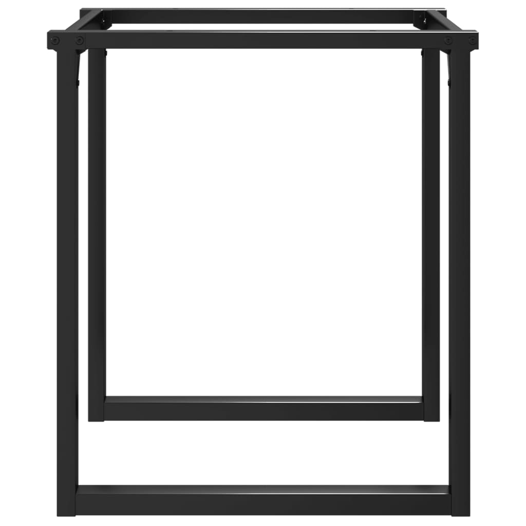 Πόδια Τραπεζαρίας σε Σχήμα «Ο» 60x60x73 εκ. Ατσάλι