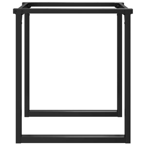 Πόδια Τραπεζαρίας σε Σχήμα «Ο» 60x60x73 εκ. Ατσάλι